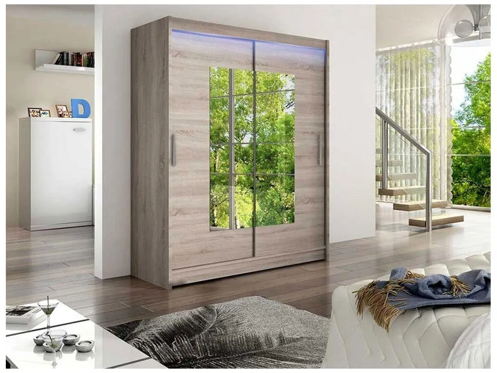 Armario Alkifurniturees 104 Trufa Alkifurniturees 200x150x58cm Puertas de armario - Correderas 64155LGCX