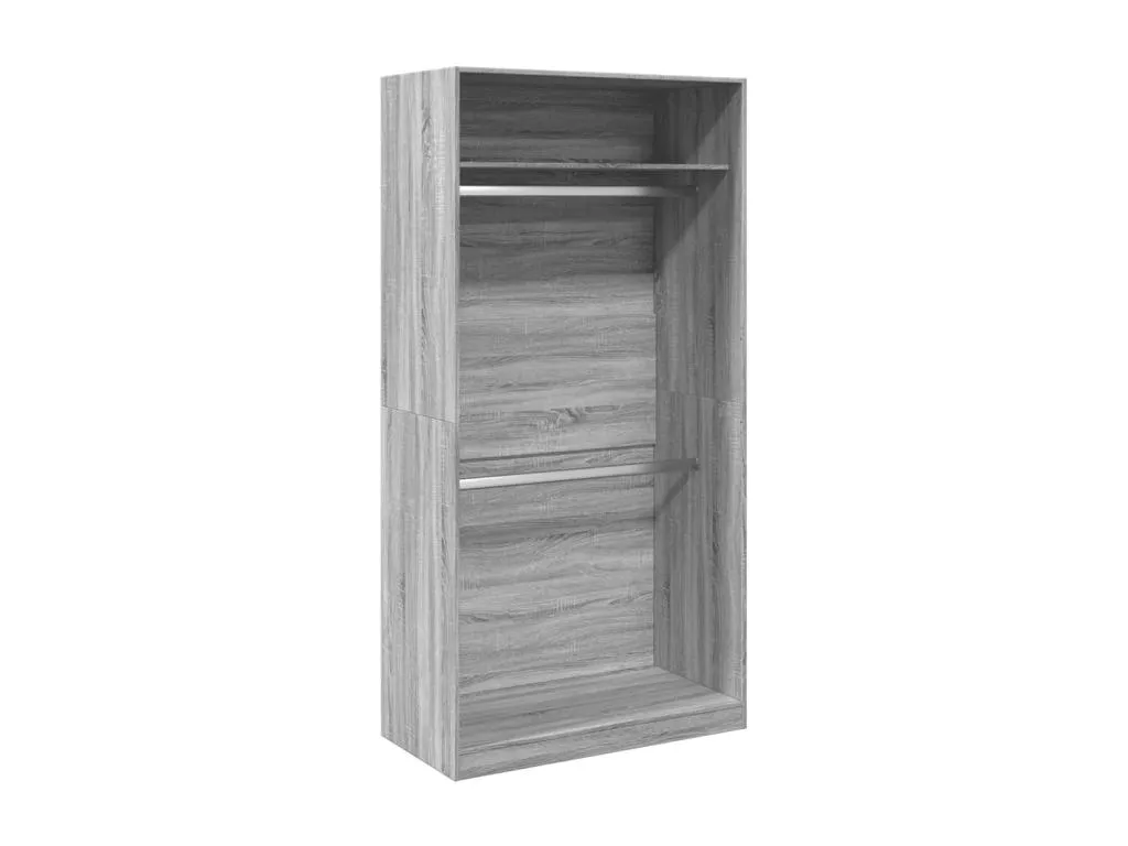 Armario Casabellaes gris 100x50x200 cm Casabellaes contrachapada MDTY59946