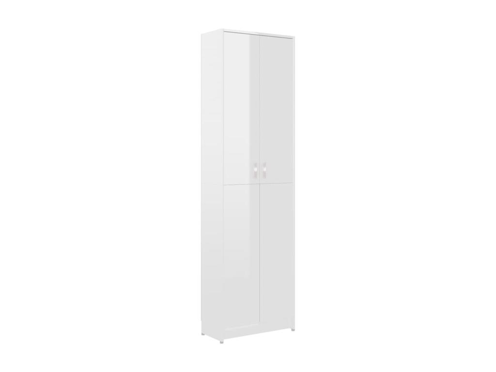 Armario de pasillo aglomerado blanco brillante 55x25x189cm ECPF08405