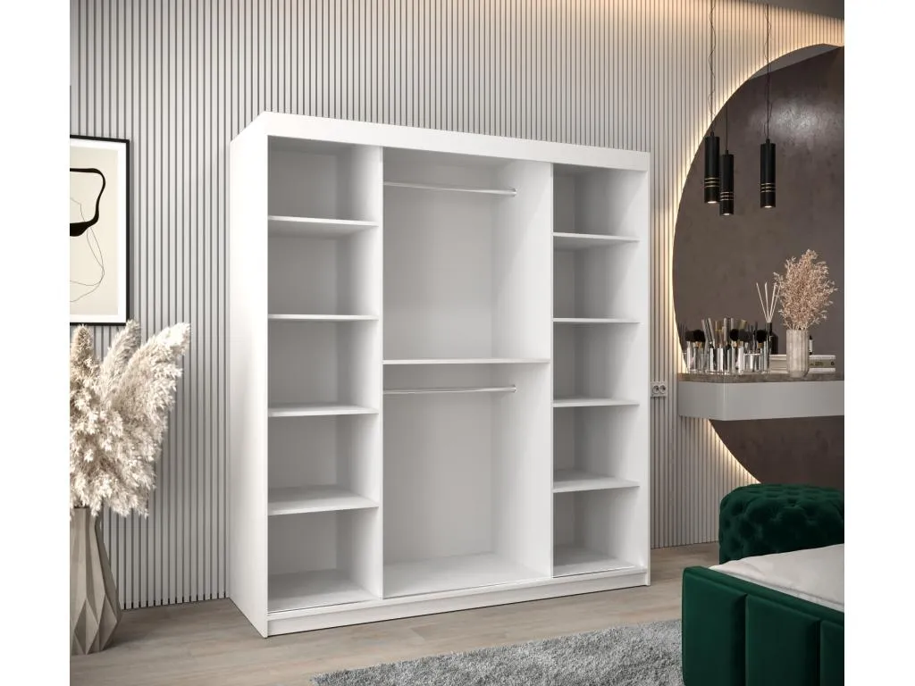Armario Mueblesclasic de puertas correderas 200/180/62 2 puertas (blanco/Mueblesclasic)