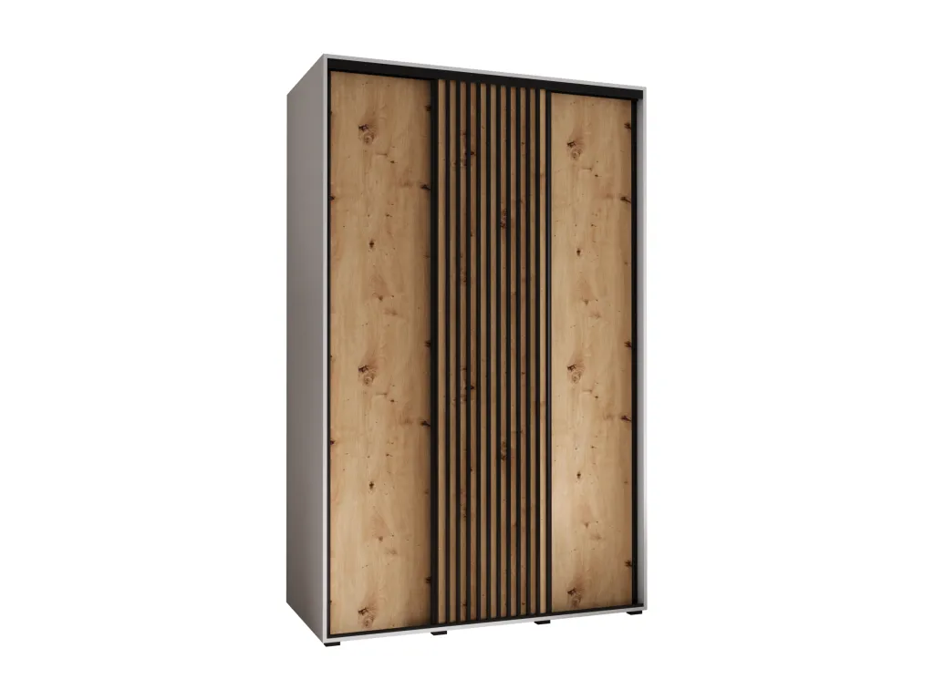 ARMARIO Decoencanto 1 DE PUERTAS CORREDERAS 205.2/160/60 3 puertas (blanco/artisan)