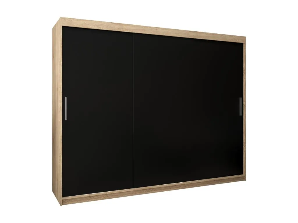 Armario Lluesmahome de puertas correderas 200/250/62 3 puertas (Lluesmahome/negro) 46191VAXZ