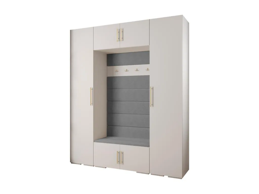 Andreuworldcasa 3 armario con puertas batientes 236.7/200/47