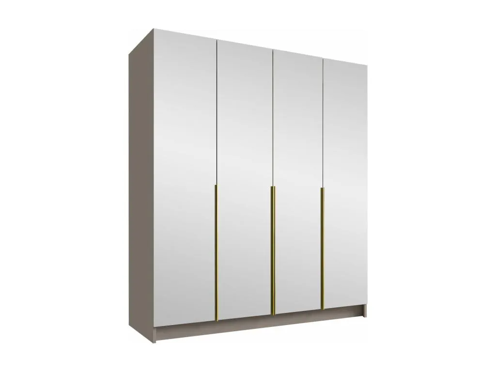 Armario Prietocasa 197 Dorado | Cachemira 215x200x58cm Puertas de armario - Con bisagras