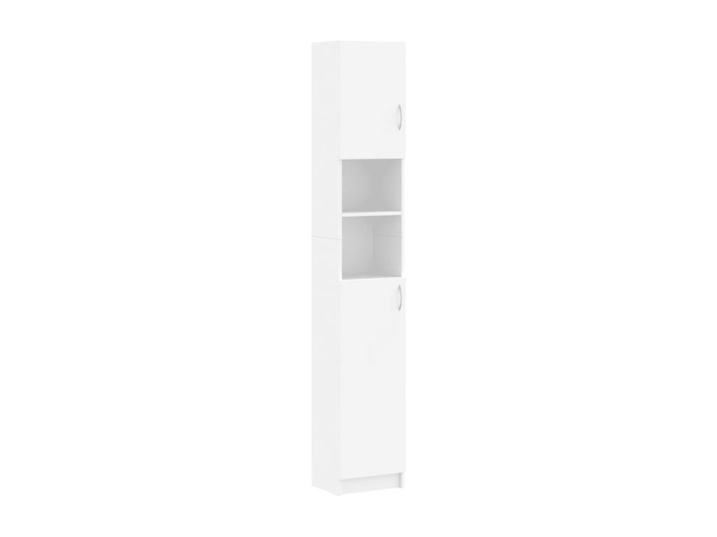 Armario de baño madera de ingeniería blanco 32x25 - 5x190 cm