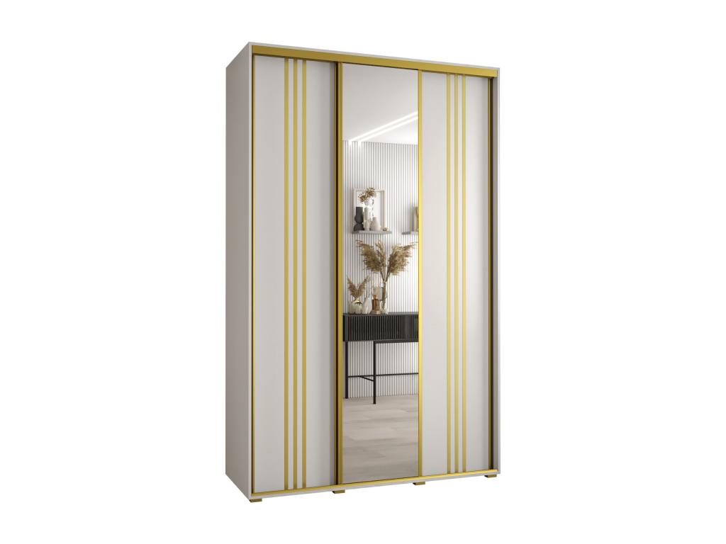 ARMARIO Banakdecoracion 7 DE PUERTAS CORREDERAS 235.2/150/45 3 puertas (Blanco/Negro/Negro) 62975RGHF