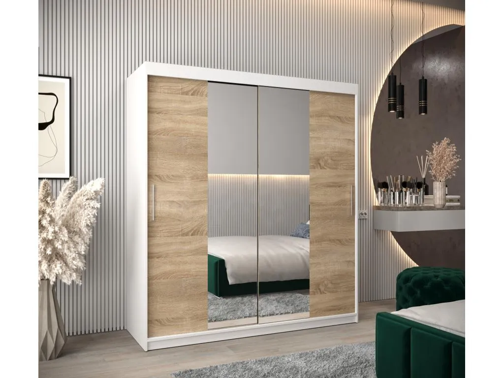 Armario Hogarsens 1 de puertas correderas 200/180/62 2 puertas (blanco/Hogarsens)