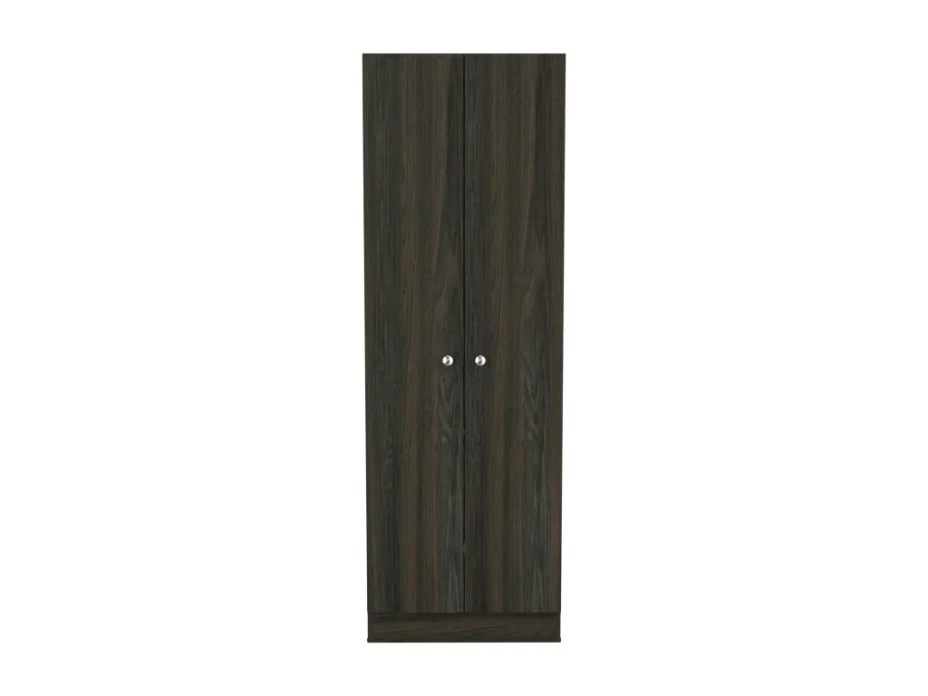 Armario Multifuncional Z 60 con dos puertas y estantes internos 180.59 cm X 59.94 cm X 29.97 cm Marrón