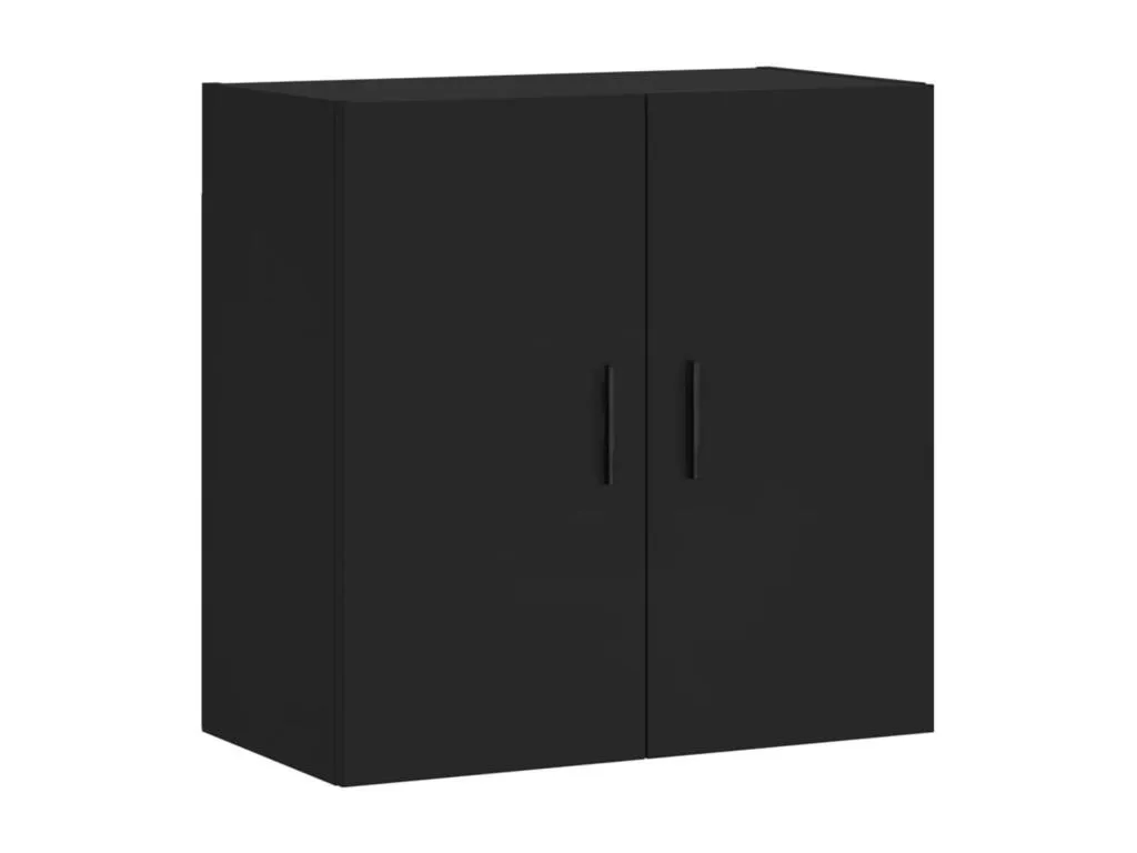 Boverdeco Armario de pared Boverdeco de ingeniería negro 60x31x60 cm