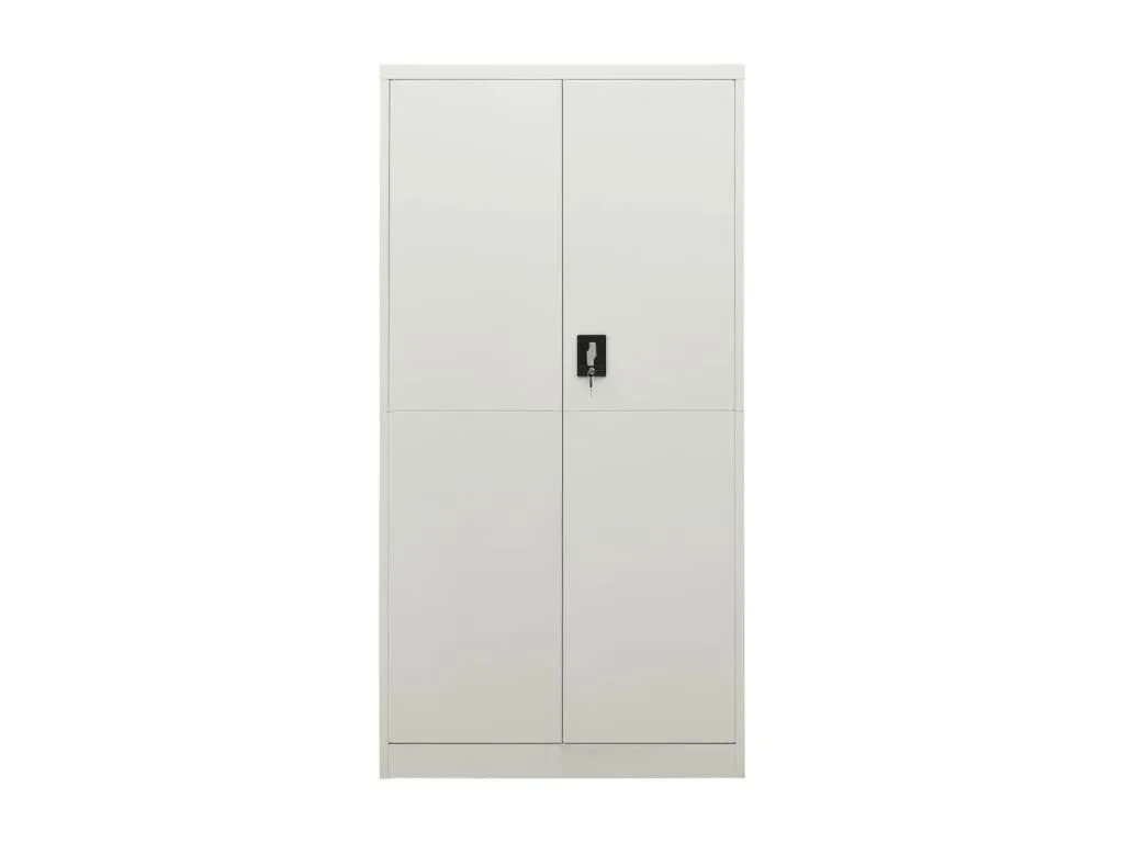 Armario de taquilla de acero gris claro 90x40x180 cm zkqq34352