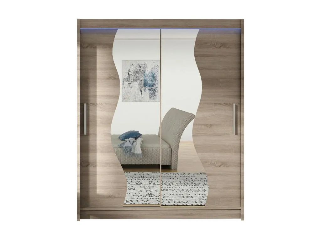 Armario Alkihogares 134 Trufa Alkihogares 200x150x58cm Puertas de armario - Correderas