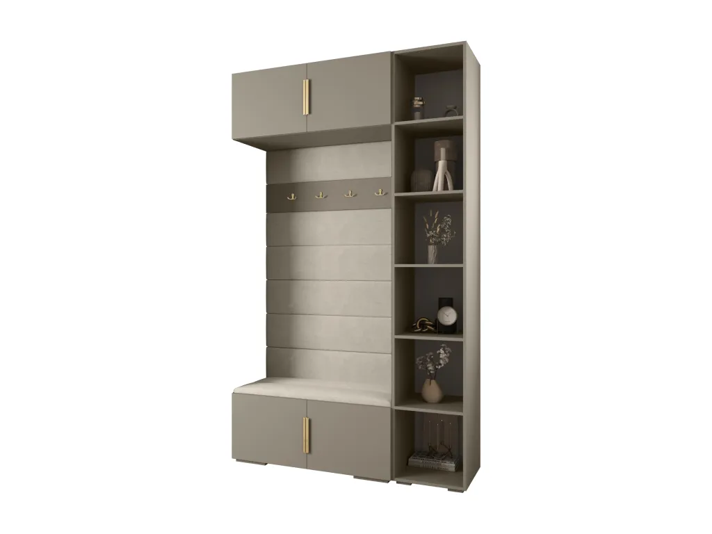 Armario Lluesmahome 1 con puertas batientes de 236.7/140/47 cm  YT7927991