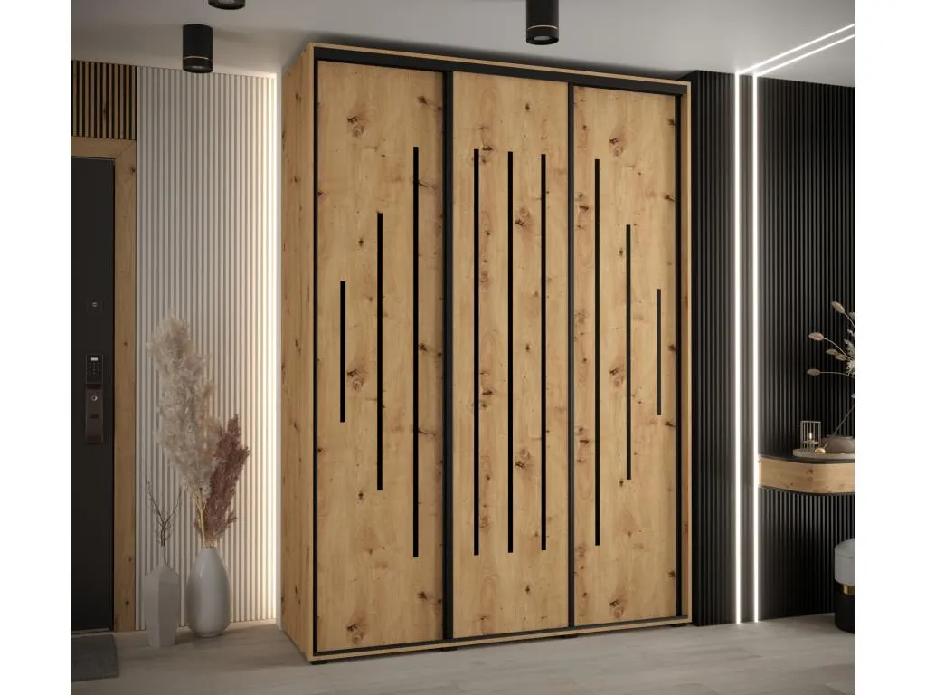 ARMARIO CON PUERTAS BATIENTES 235.2/170/60 3 puertas