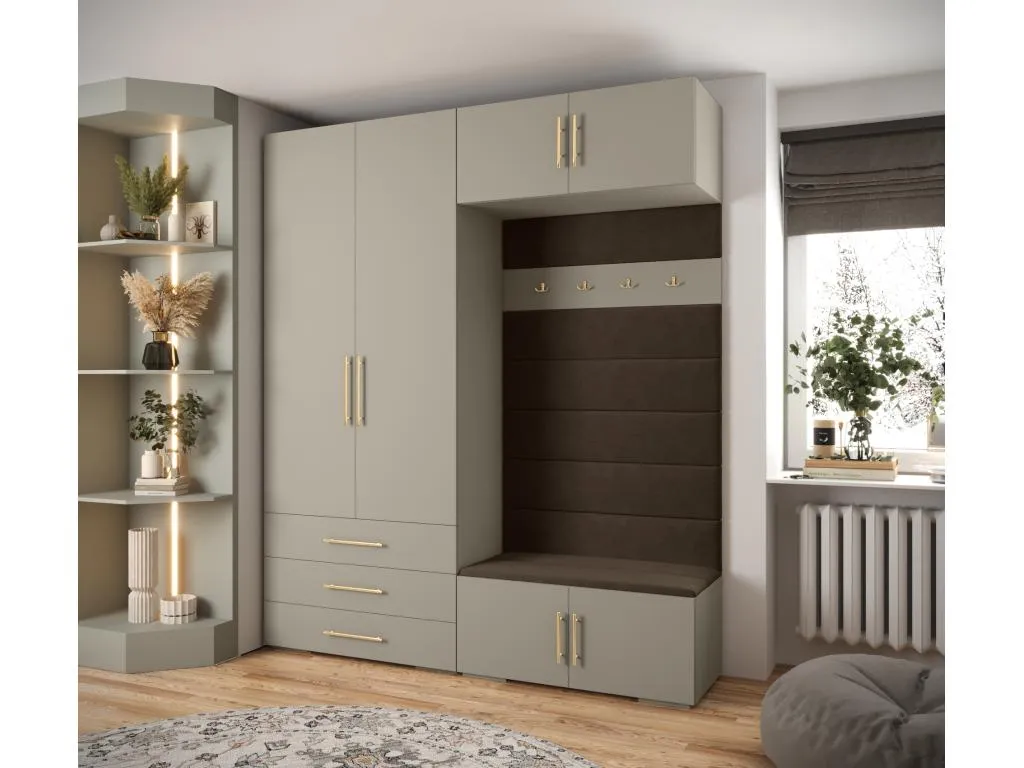 Lluesmamuebles 3 armario con puertas batientes 236.7/200/47