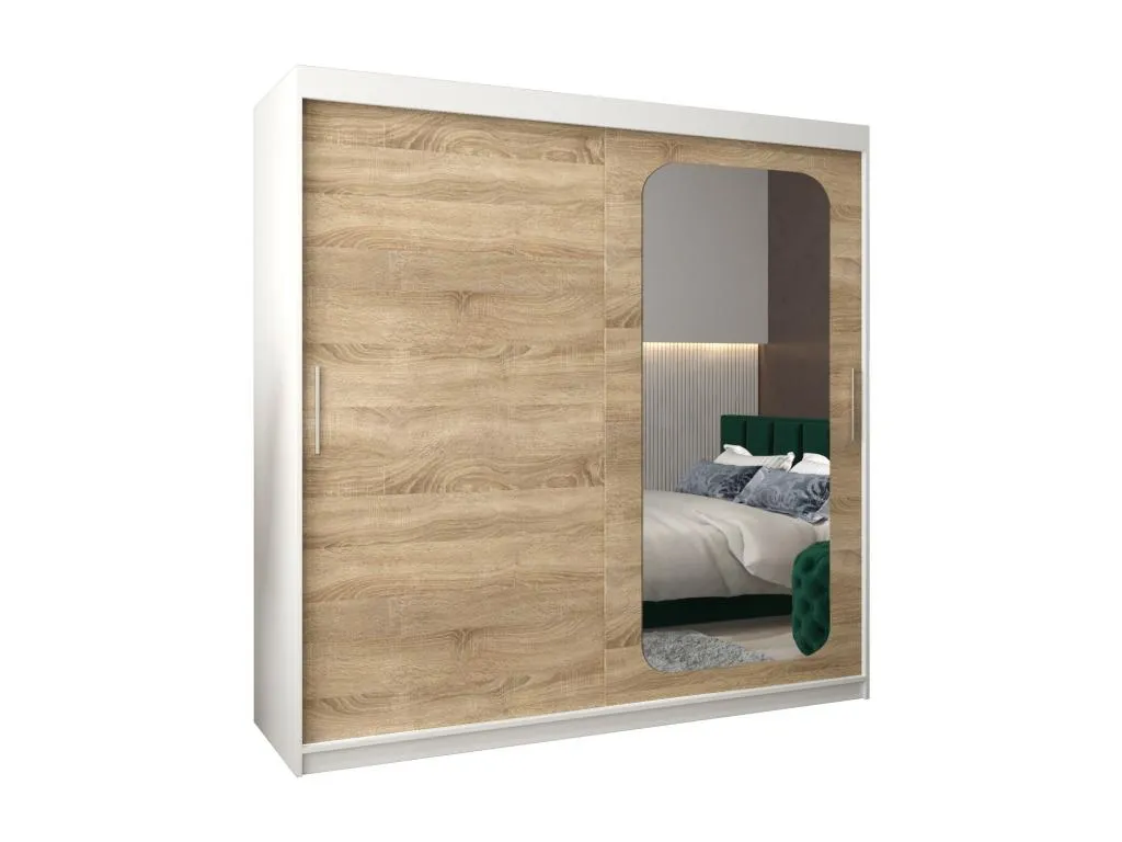 ARMARIO Prietocasa T2 DE PUERTAS CORREDERAS 200/200/62 2 puertas (blanco/Prietocasa)