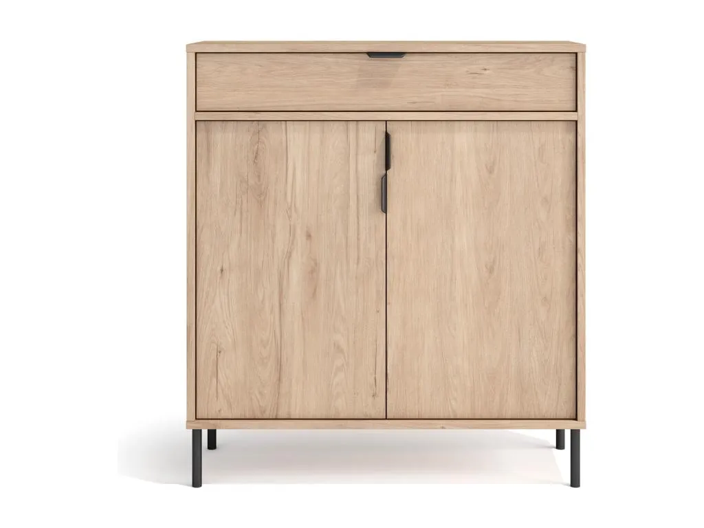 Mueble zapatero/armario - A89cm x L90cm x P29cm Decounico claro - Decounico