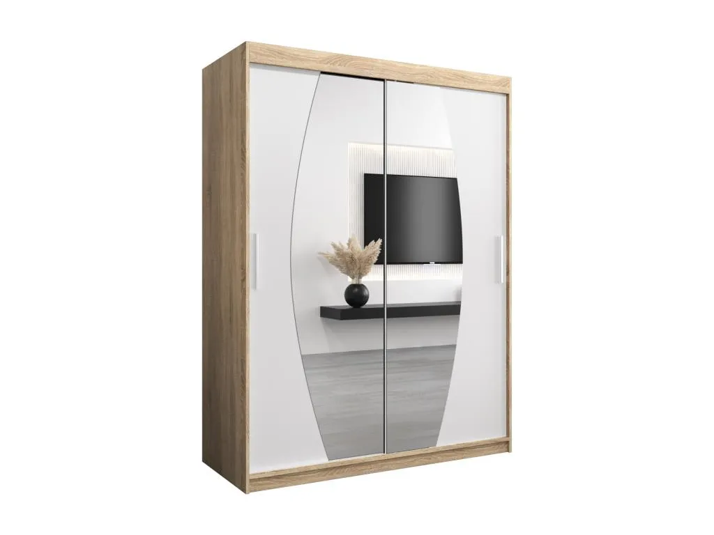 Armario Sancaldeco de puertas correderas 200/150/62 2 puertas (Sancaldeco/blanco) VFBI45088