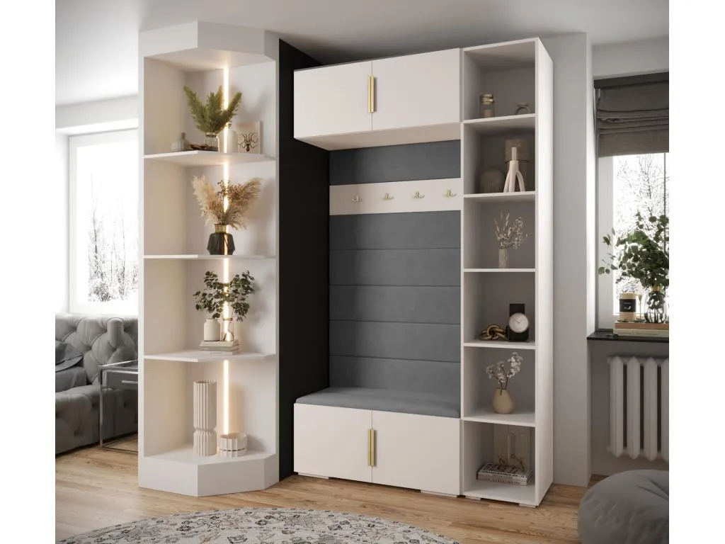 Mobtrendy 1 armario con puertas batientes 236.7/140/47 54448euhx
