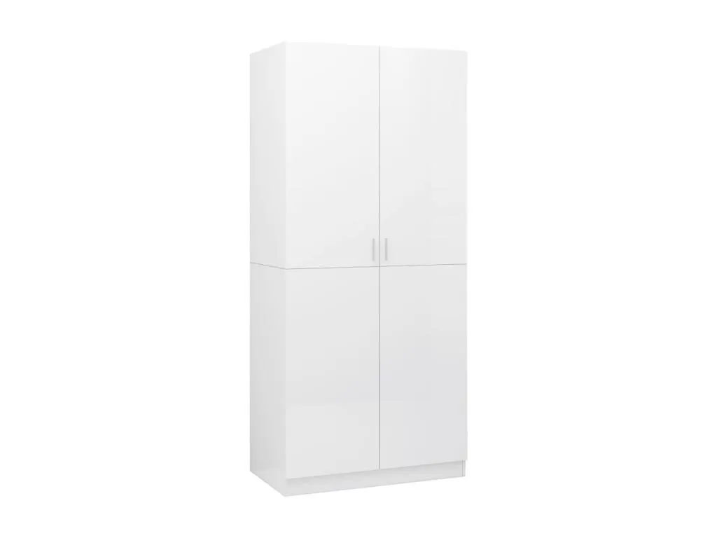 Armario Blanco brillo 90x52x200 cm Hogarve contrachapada oshd12326