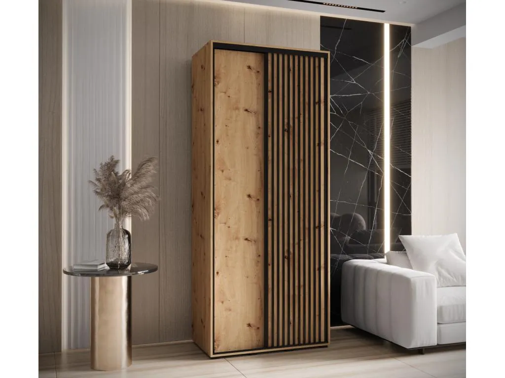 ARMARIO Homepleno 1 DE PUERTAS CORREDERAS 205.2/100/45 2 puertas (artisan/artisan) 23542whjm