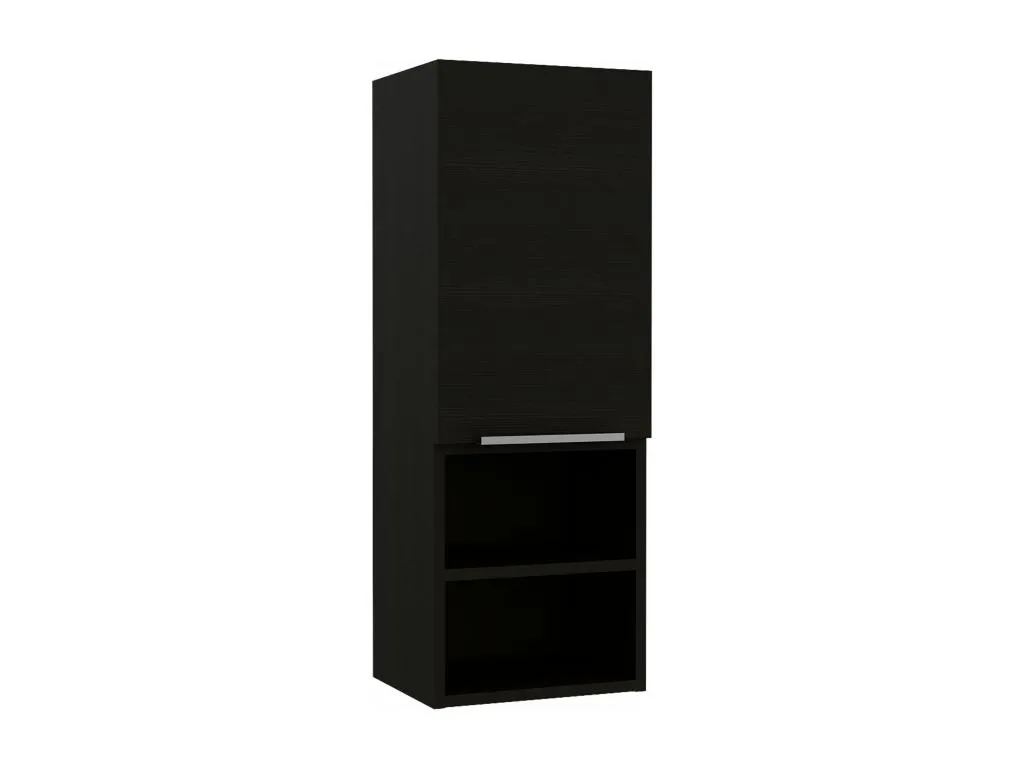 Armario de Pared baño Casabellaes con estantes 81.7cm X 29.99 cm X 25.50 cm Negro 80341GSYX