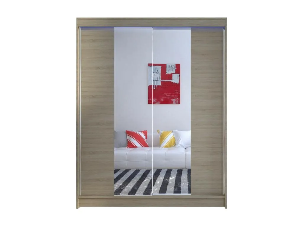 Armario Mobtrendy 141 Mobtrendy 200x150x58cm Puertas de armario - Correderas 53278qhts