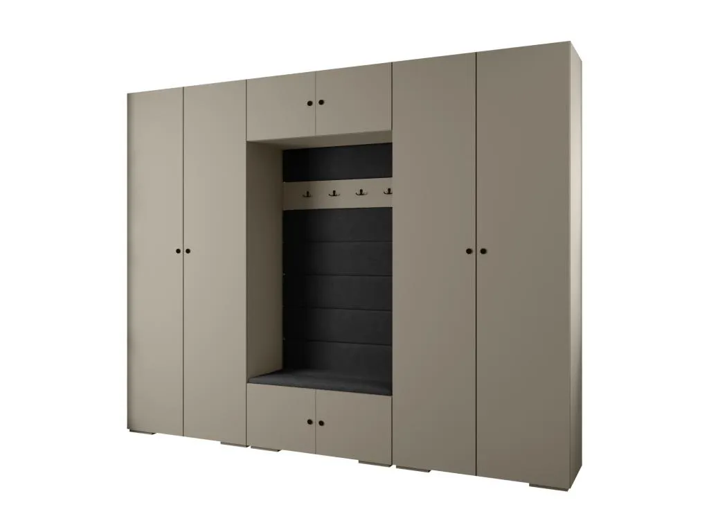 Alkifurniturees 2 armario con puertas batientes 236.7/300/47 56083NBUB