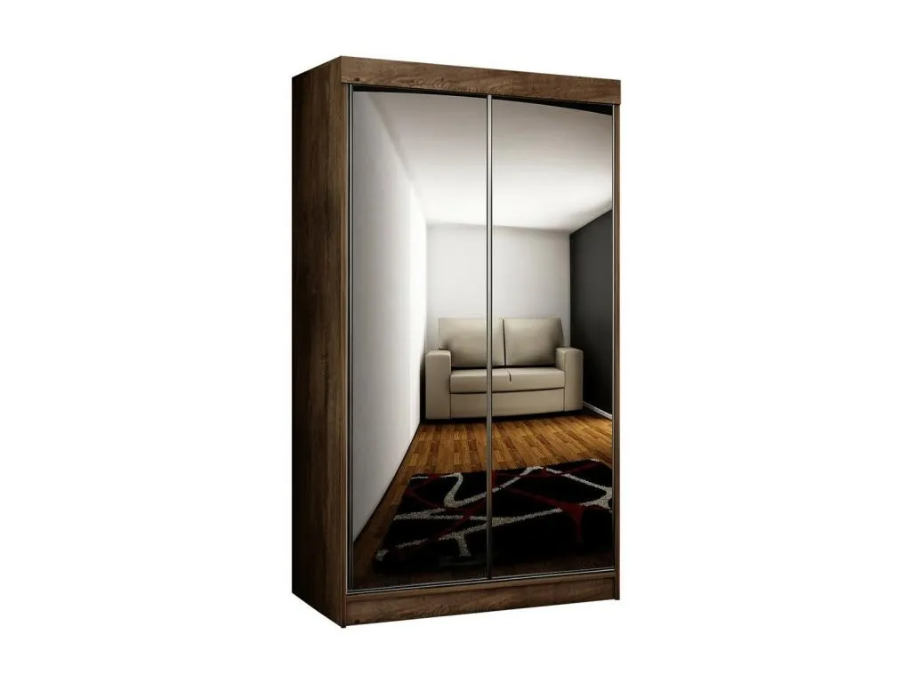 Armario Lluesmamuebles 102 Fresno oscuro 200x100x62cm Puertas de armario - Correderas