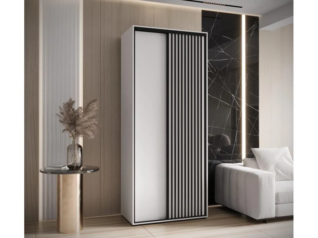 ARMARIO Mueblesclasic 1 DE PUERTAS CORREDERAS 235.2/100/45 2 puertas (blanco/blanco)
