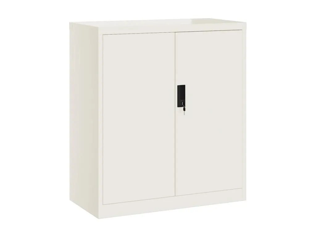 Armario archivador de acero blanco 79x40x90 cm