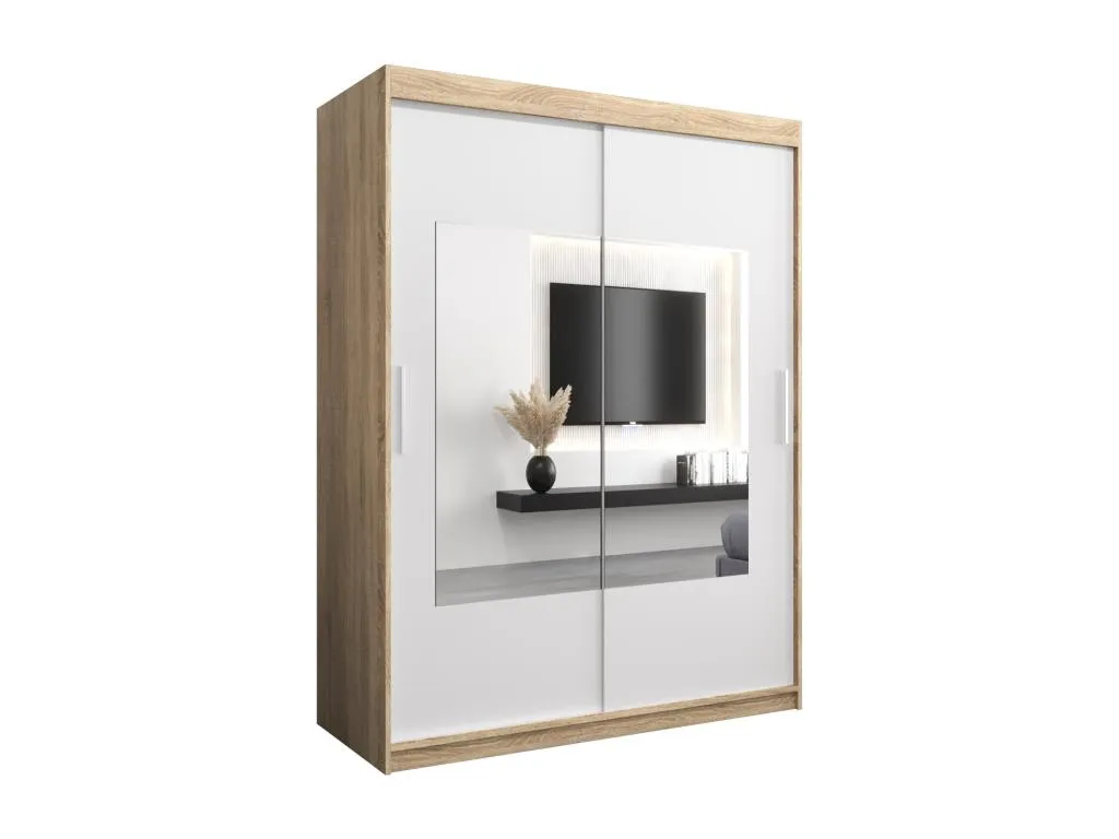 Armario Banakdecoracion de puertas correderas 200/150/62 2 puertas (Banakdecoracion/blanco) 05017RXBT