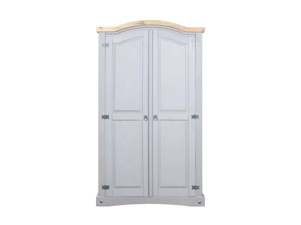 Armario Decocasaes Mexicano estilo Decocasaes gris 2 Puertas uvfd25465