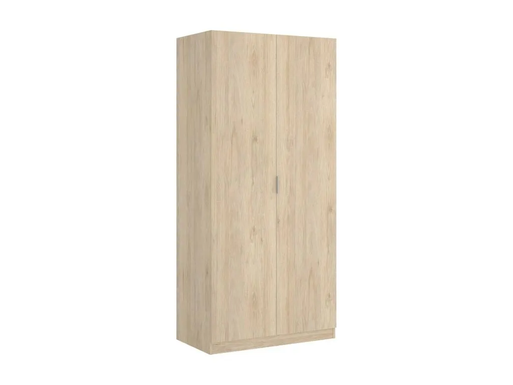 Armario Habitarluz Percha para dormitorio Armario con 2 puertas batientes 81x52h184 cm Habitarluz 43387PTZN