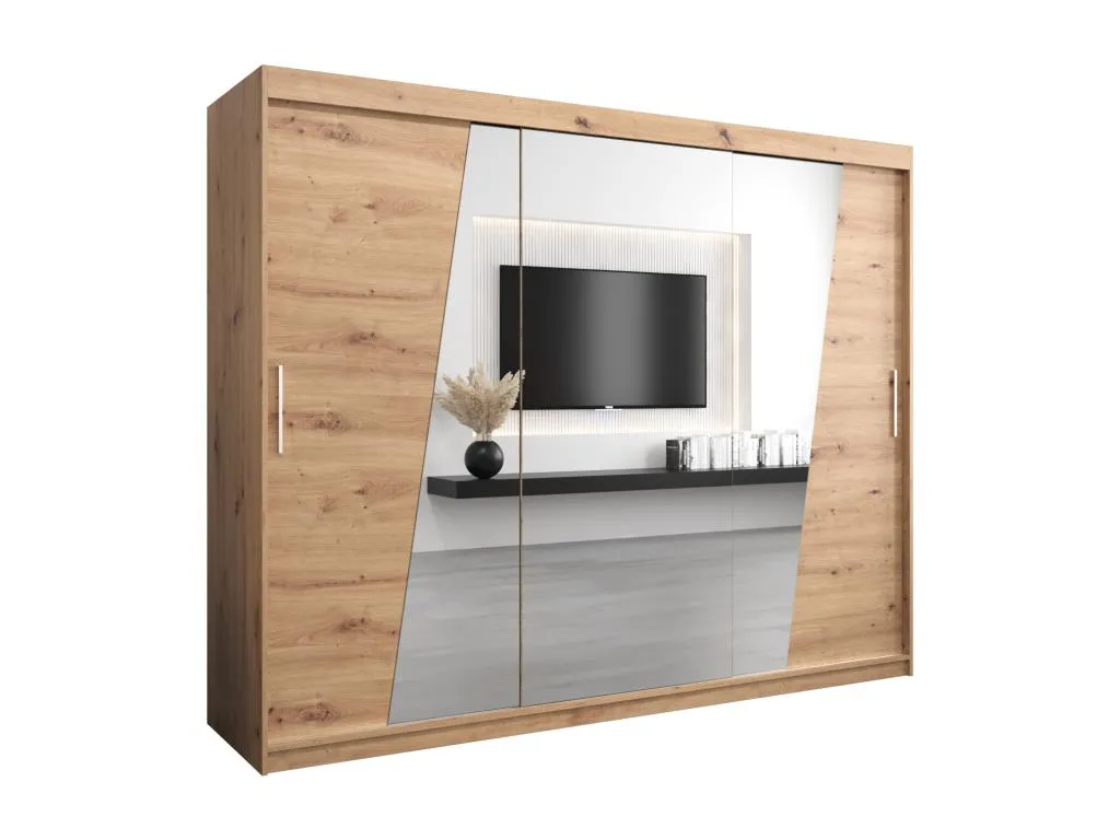 Armario Rhomb de puertas correderas 200/250/62 3 puertas (artisan/artisan)