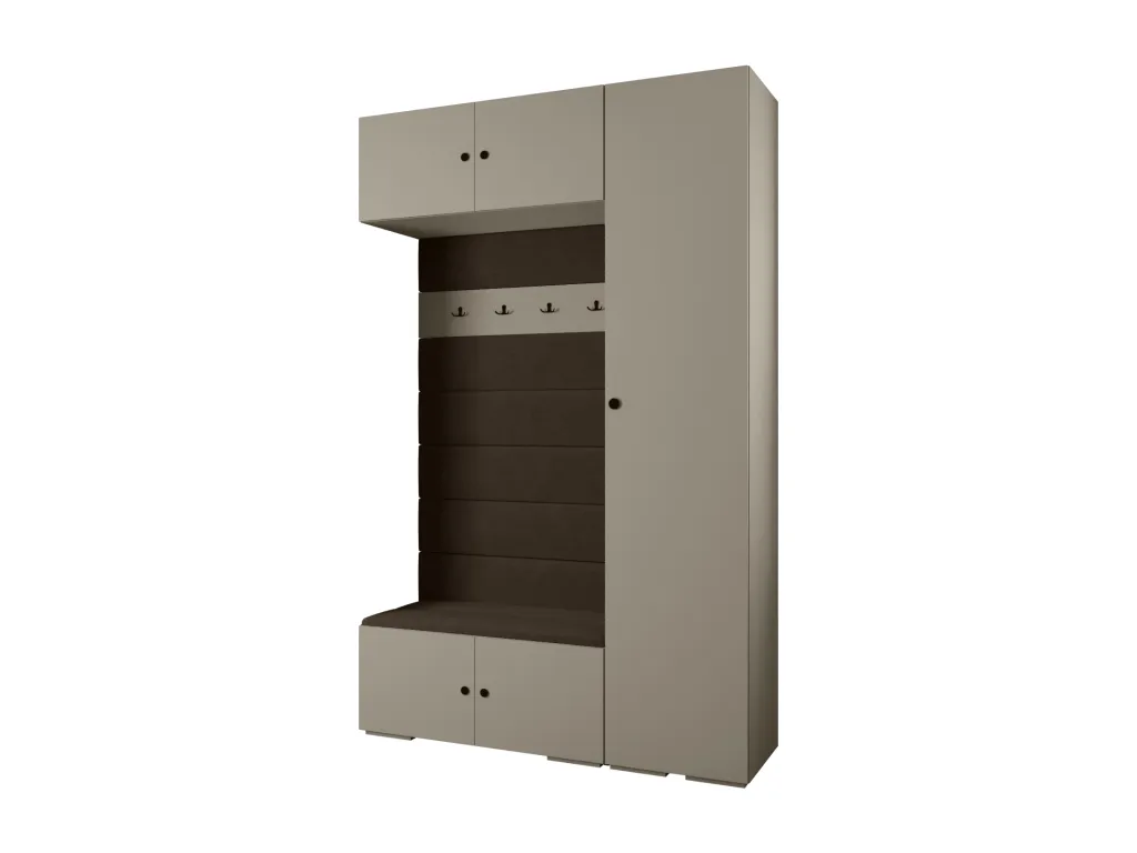 Mueblesclasic 2 armario con puertas batientes 236.7/150/47