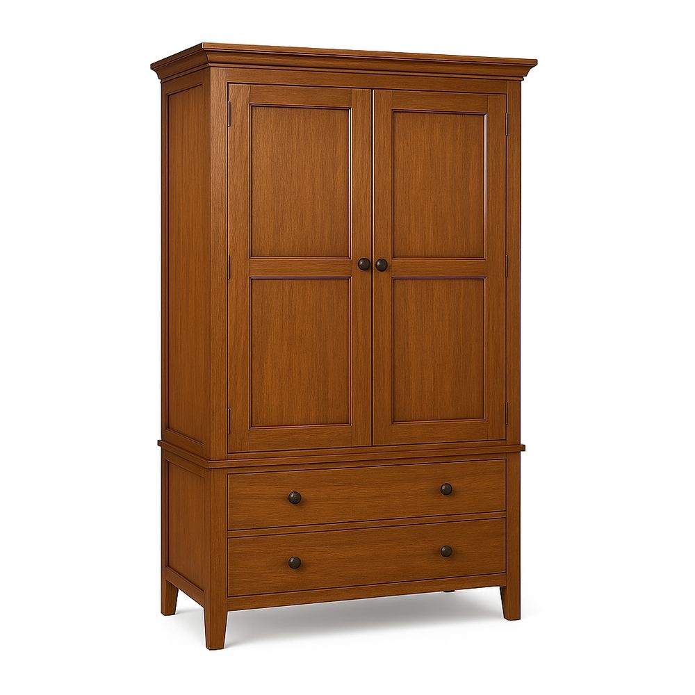 Armario de Madera 180x100x50 cm para Dormitorio Color Madera Marrón