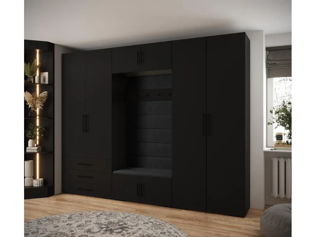 Hogarsens 3 armario con puertas batientes 236.7/300/47
