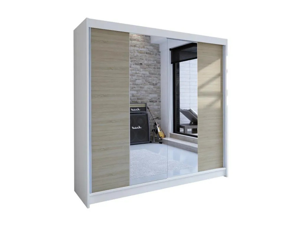 Armario Vivircalido 138 Blanco | Vivircalido 215x180x58cm Puertas de armario - Correderas 63772sije