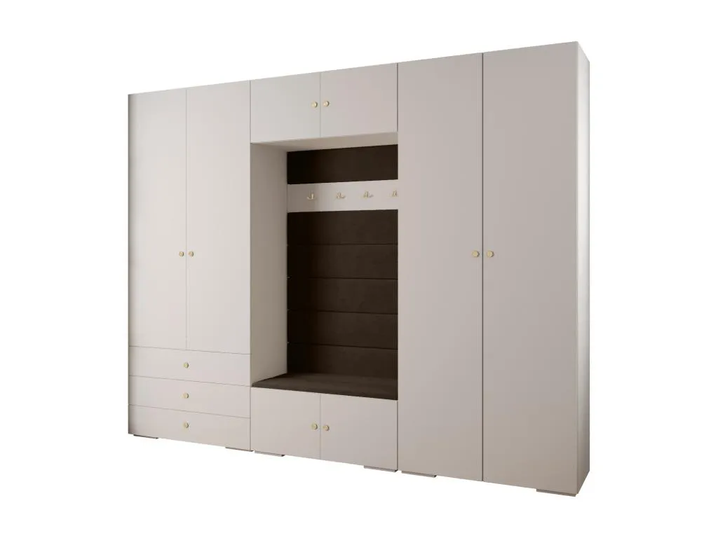 Mueblestop 2 armario con puertas batientes 236.7/300/47 78281IDZA