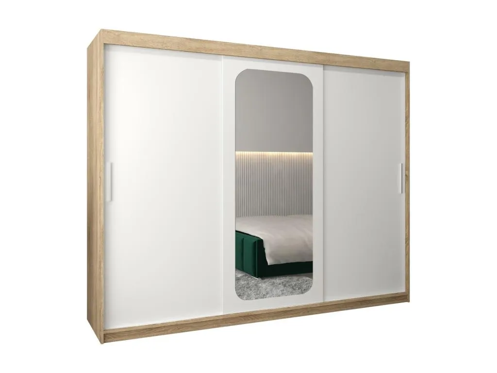 ARMARIO Francomuebleses T2 DE PUERTAS CORREDERAS 200/250/62 3 puertas (Francomuebleses/blanco)