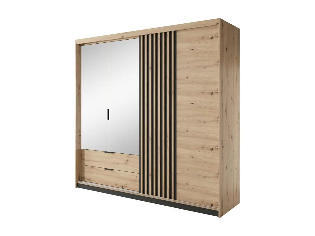 Armario Hogarsens WR220 3D2D6S 220x60x211 Beige