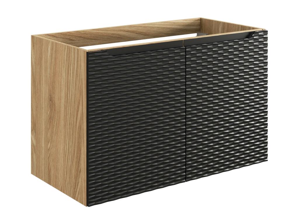 Armario Bajo Lavabos Confortzx CUW90 2D 90x46x57 Negro