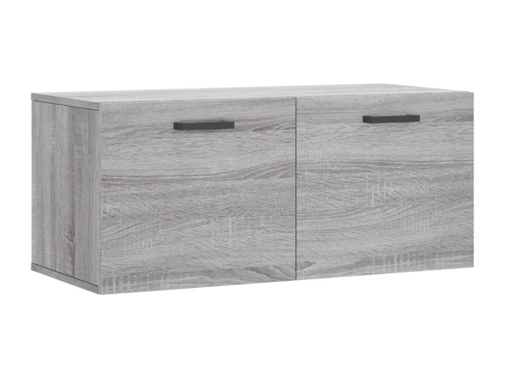 Armario de pared Boverdeco de ingeniería gris Boverdeco 80x36.5x35 cm