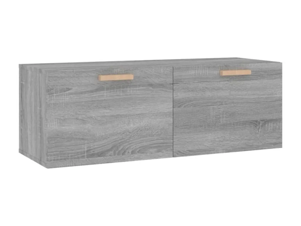 Armario mural Casahandy en contrachapado gris 100x36,5x35 cm