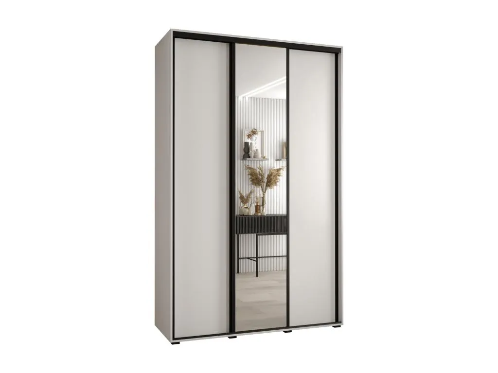 ARMARIO Casabellaes 3 DE PUERTAS CORREDERAS 235.2/160/60 3 puertas (Blanco/Blanco/Negro) 32107VKMO