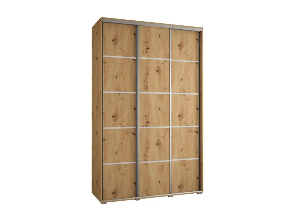 ARMARIO Decopractico 4 DE PUERTAS CORREDERAS 235.2/170/45 3 puertas (Artisan/Artisan/Plata) ENPU57289