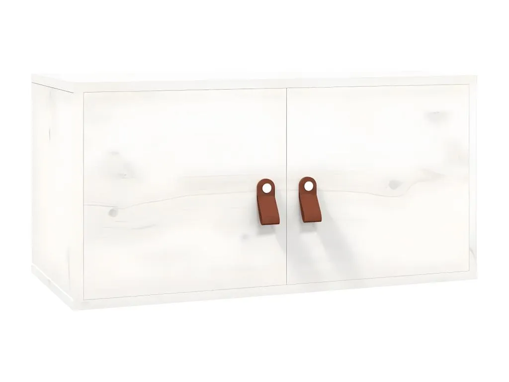 Armario de pared Decohoguera massivo blanco 60x30x30 cm HA3060745