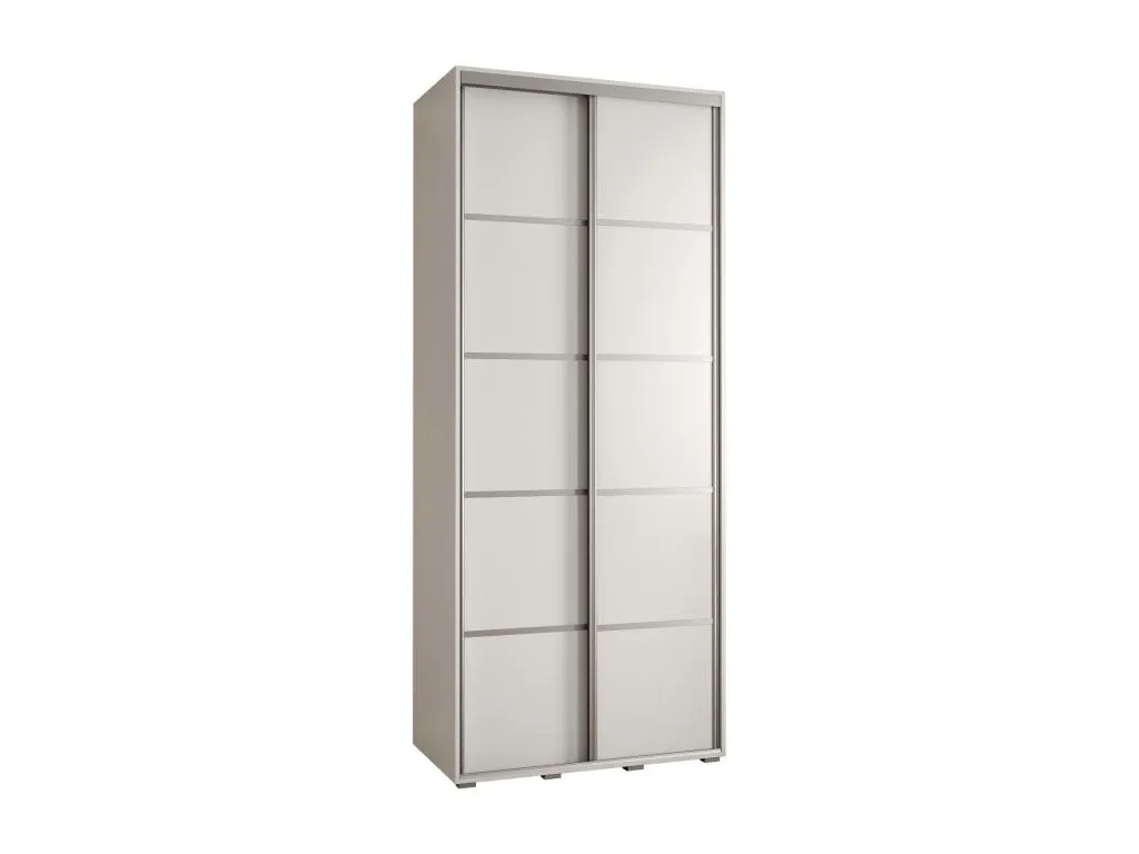 ARMARIO Hogarve 4 DE PUERTAS CORREDERAS 235.2/110/60 2 puertas (Blanco/Blanco/Plata) 46262owtk