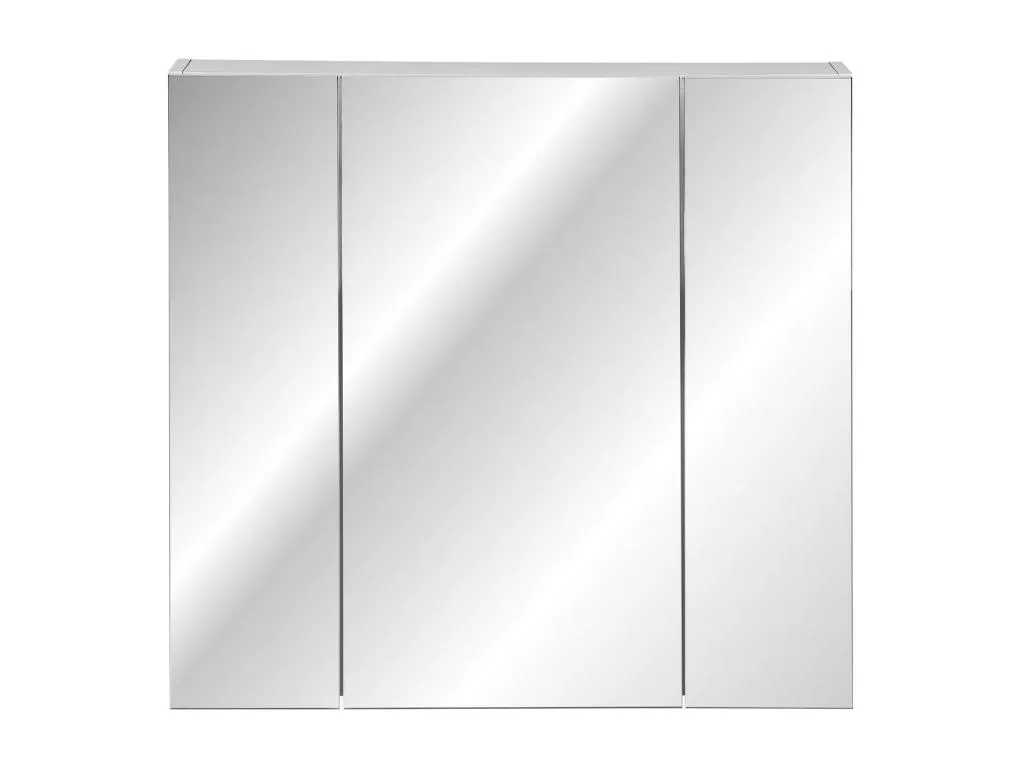 Armarios Con Espejo Decocasaes MC80 3D 80x16x75 Blanco 05445bkfj