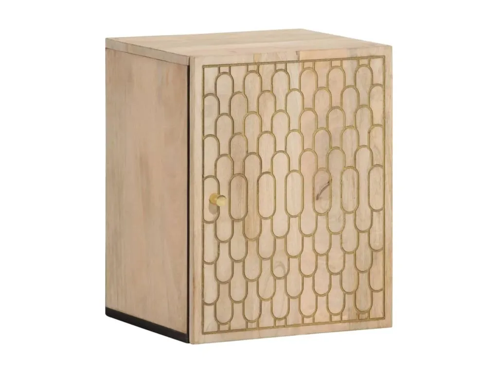 Armario de baño de pared Mobtrendy maciza de Mobtrendy 38x33x48 cm 30244dclg